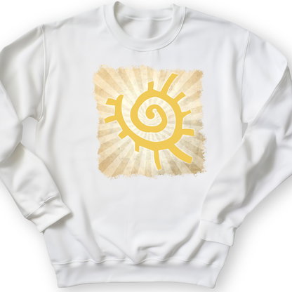 Native American Sun Symbol Crewneck