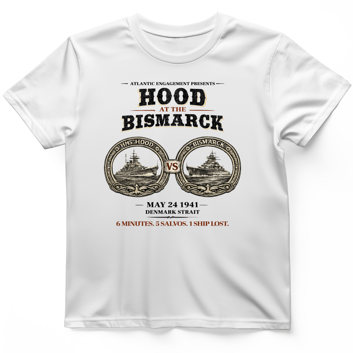 Hood vs Bismark T-Shirt