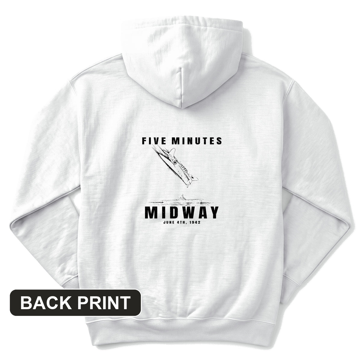5 Minutes at Midway Back Print Hoodie