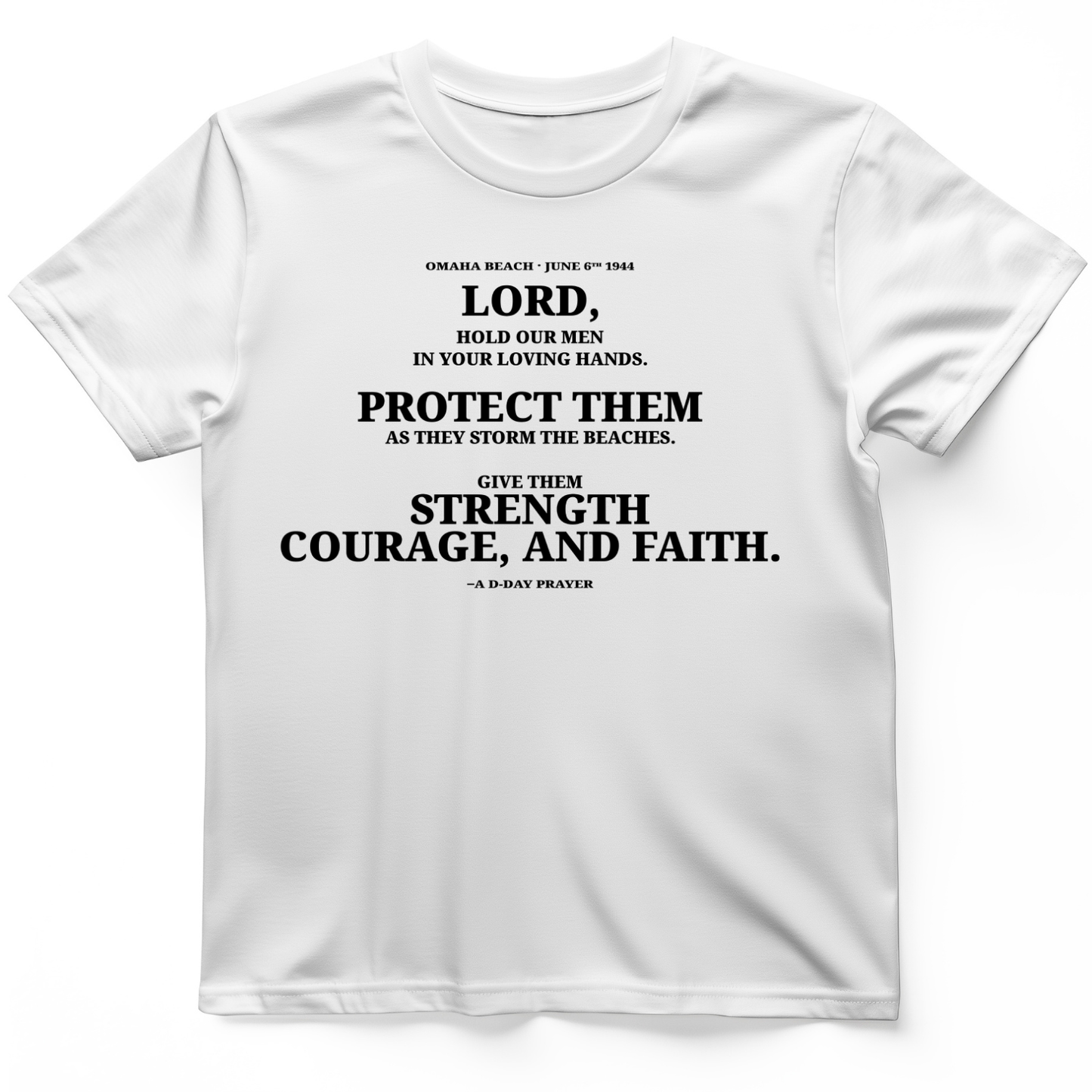 DDay Prayer T-Shirt White / S