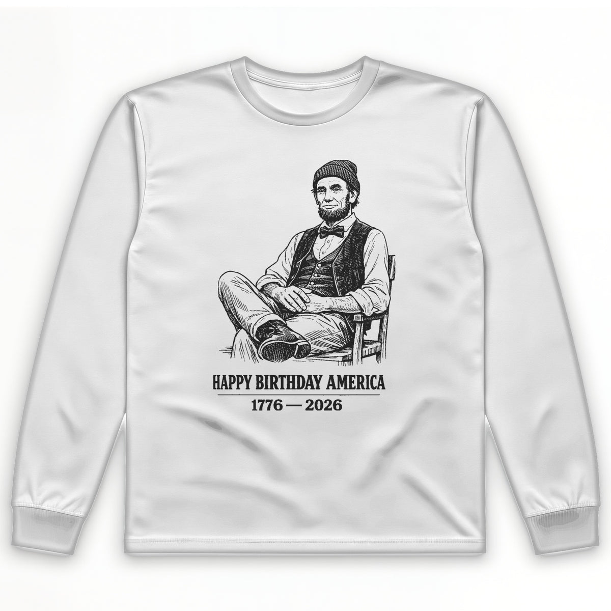 Abe Beanie Long Sleeve T-Shirt