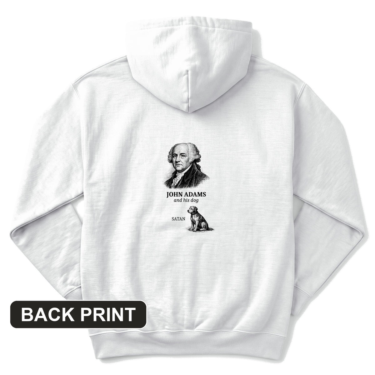 Adams and Satan Back Print Hoodie