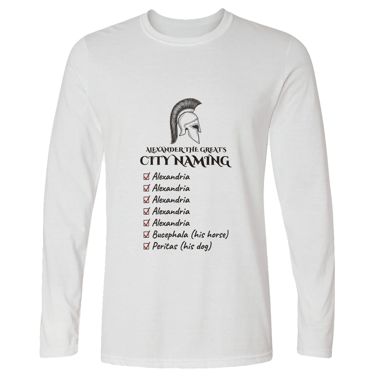 Alexander City Naming Long Sleeve T-Shirt