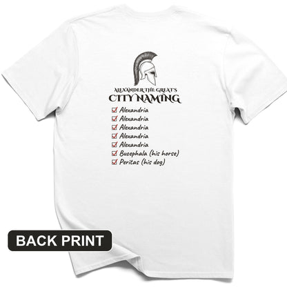 Alexander City Naming Back Print T-Shirt