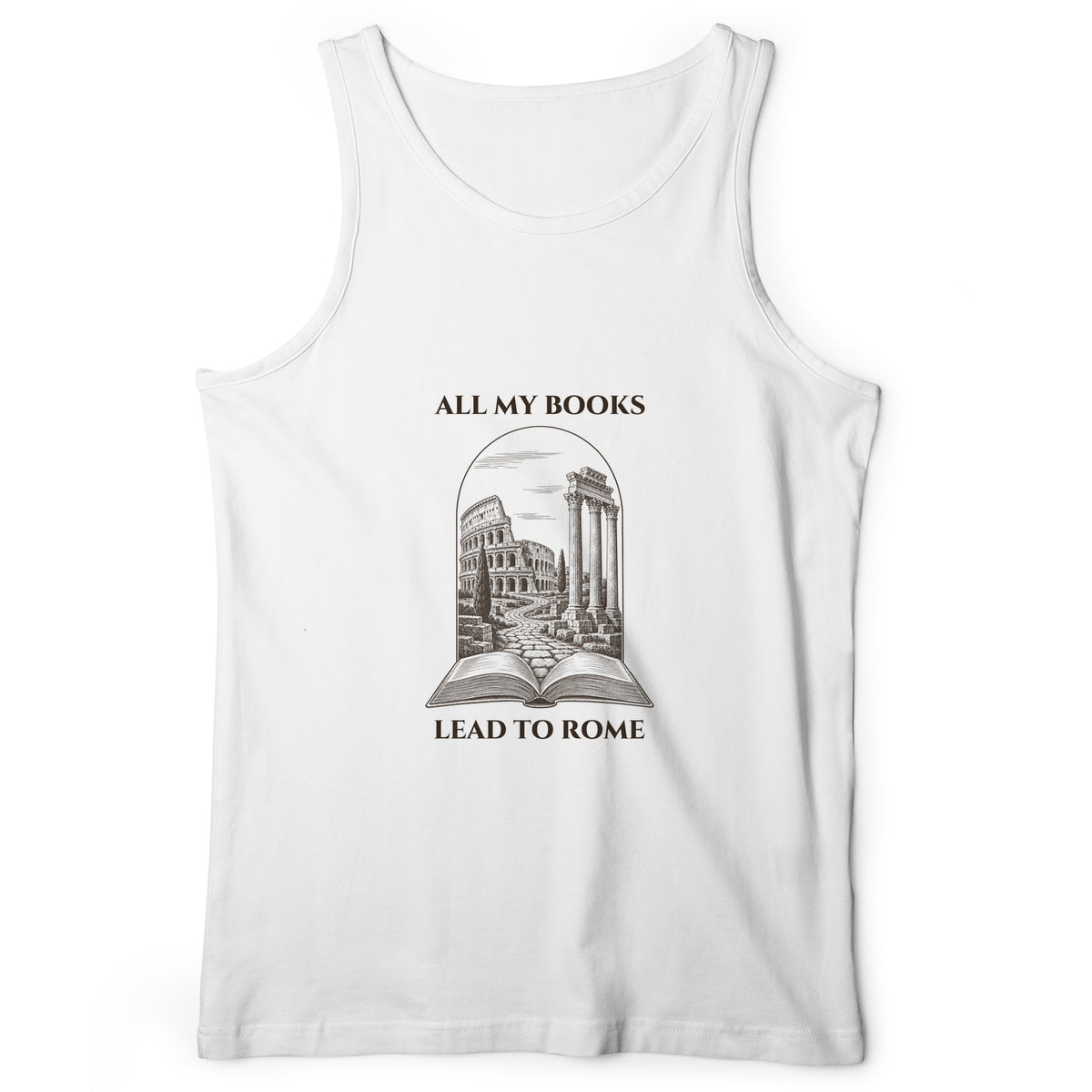 All My Books Lead To Rome Tank Top