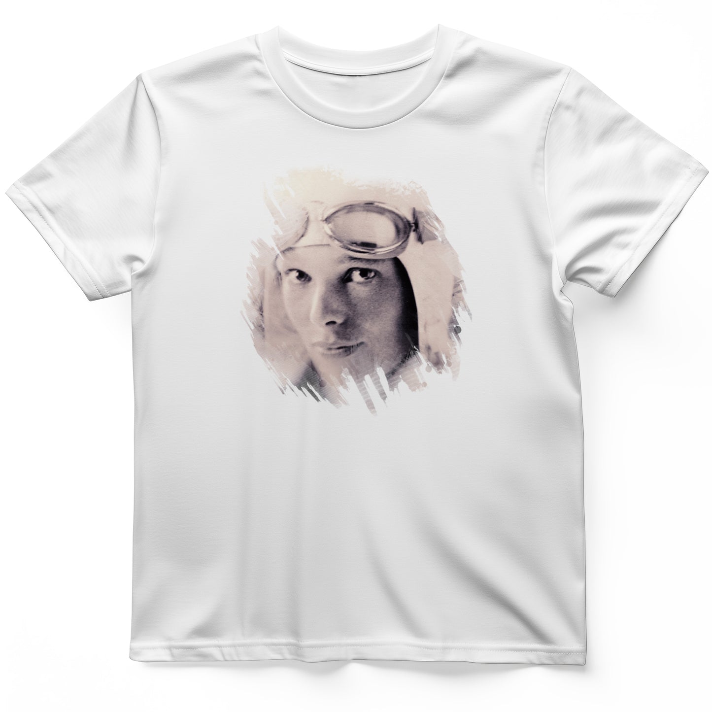 Amelia Earhart in Color T- Shirt