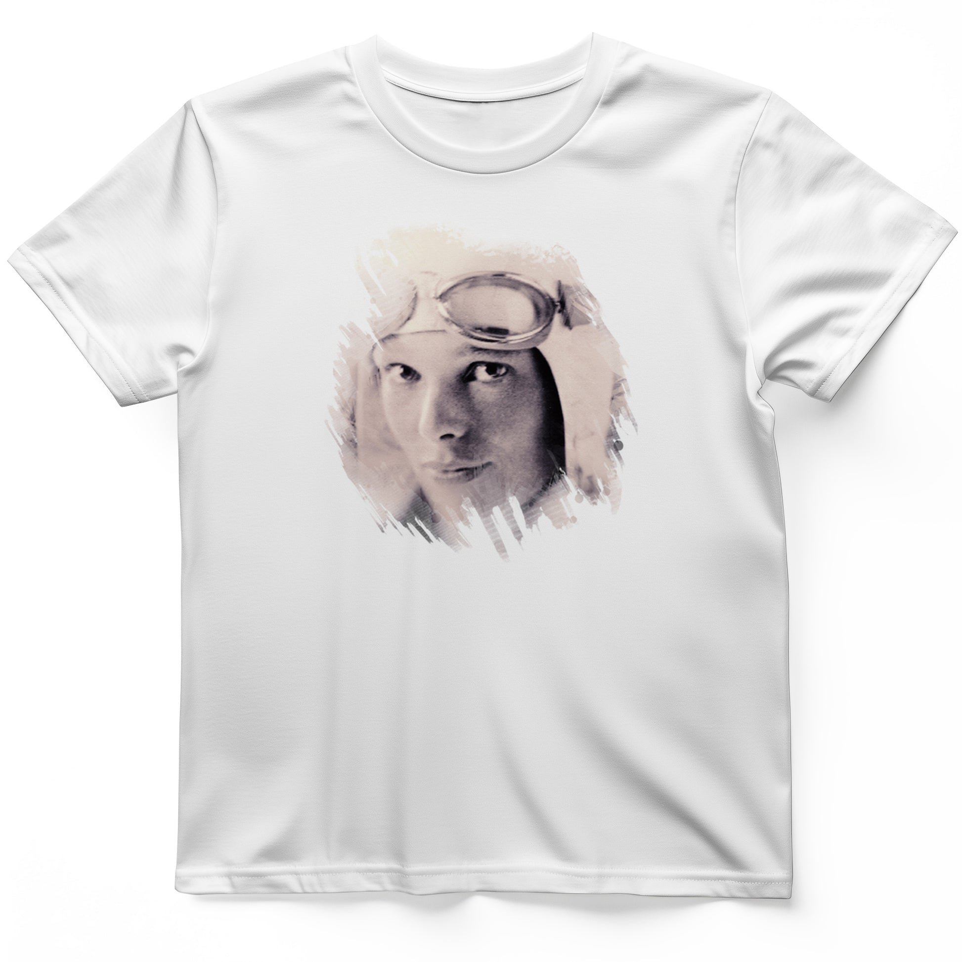 Amelia Earhart in Color T- Shirt