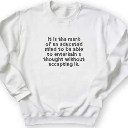 An Educated Mind Crewneck