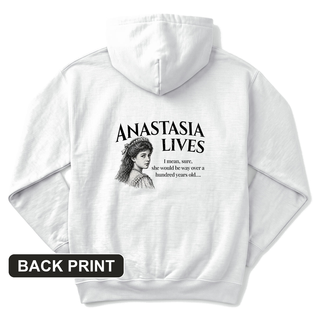 Anastasia Back Print Hoodie