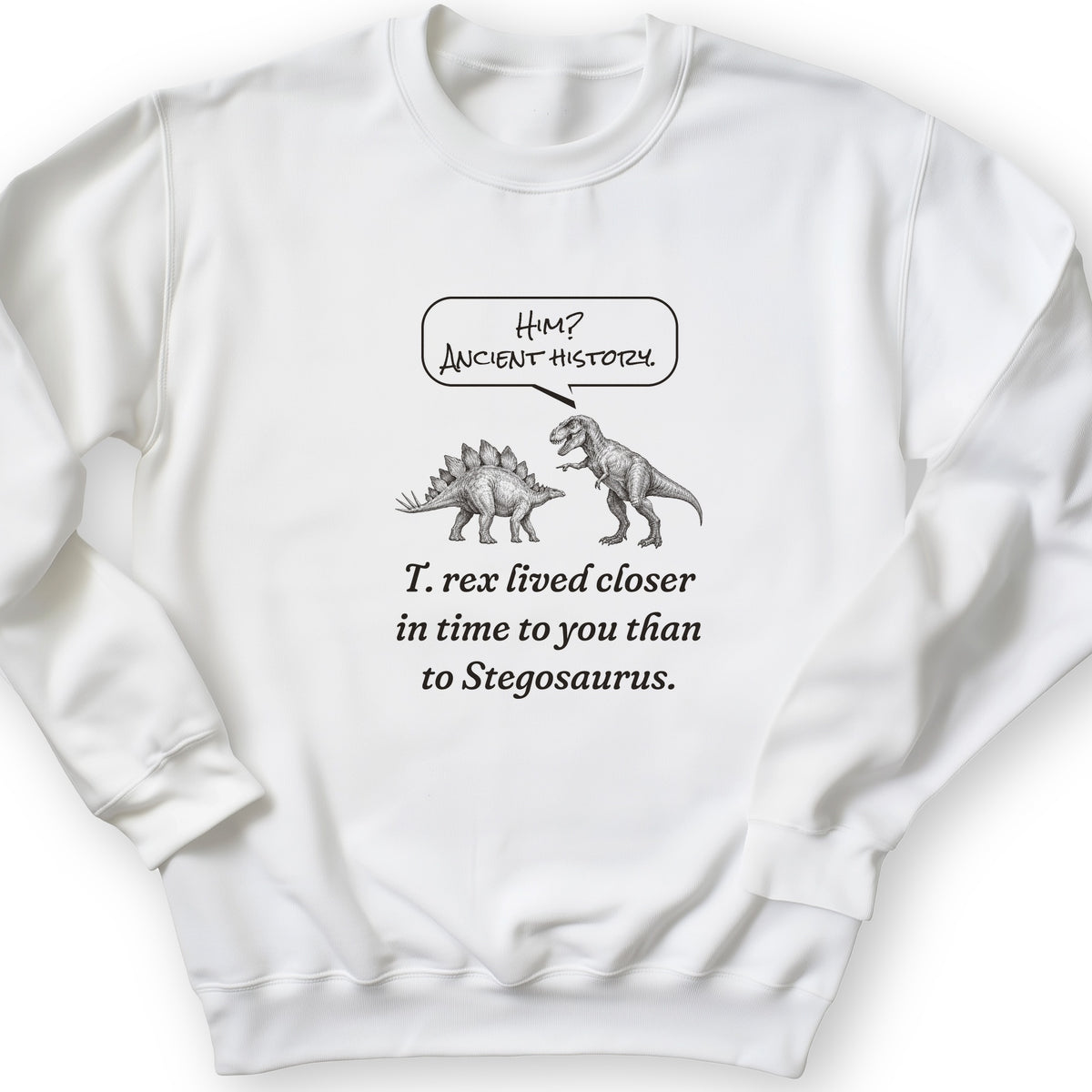 Ancient History T Rex Crewneck