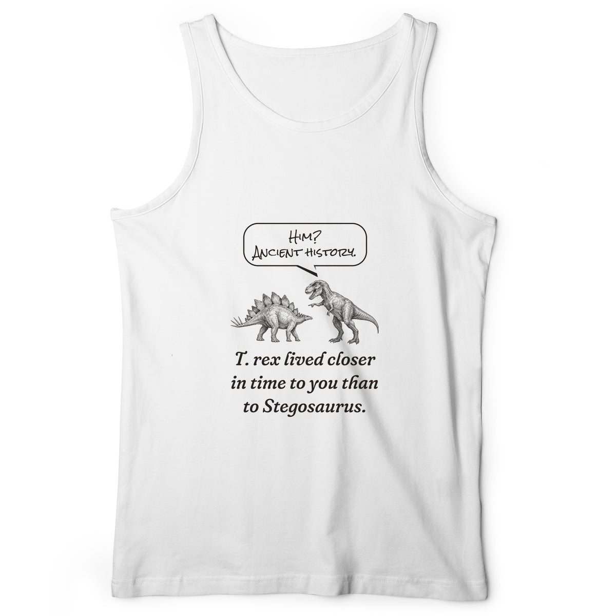 Ancient History T Rex Tank Top