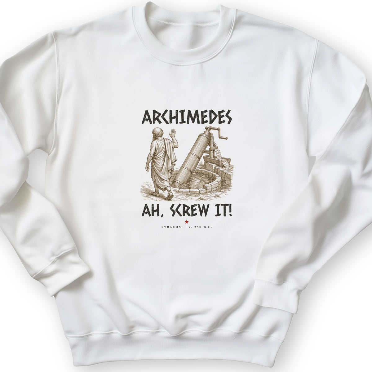Archimedes Screw It Crewneck