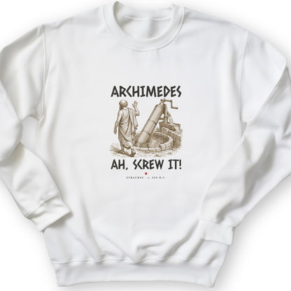 Archimedes Screw It Crewneck