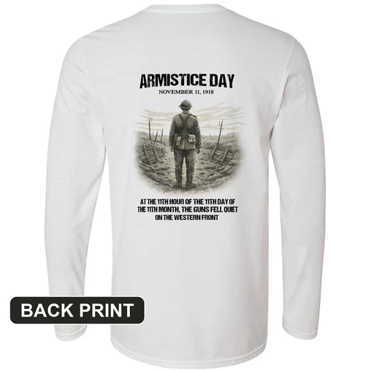 Armistice Day Back Print Long Sleeve T-Shirt