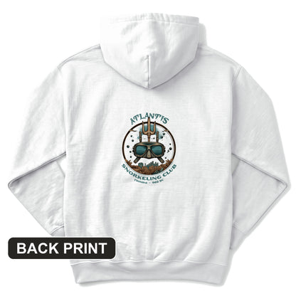 Atlantis Back Print Hoodie