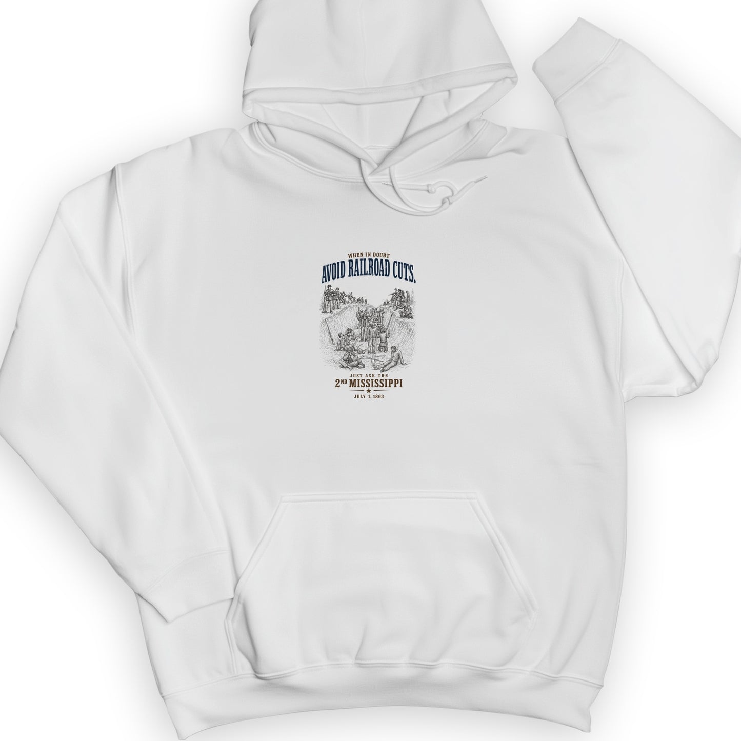 Avoid Railroad Cuts Hoodie