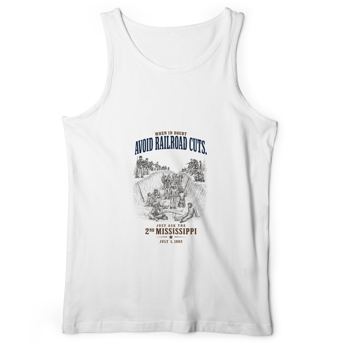 Avoid Railroad Cuts Tank Top