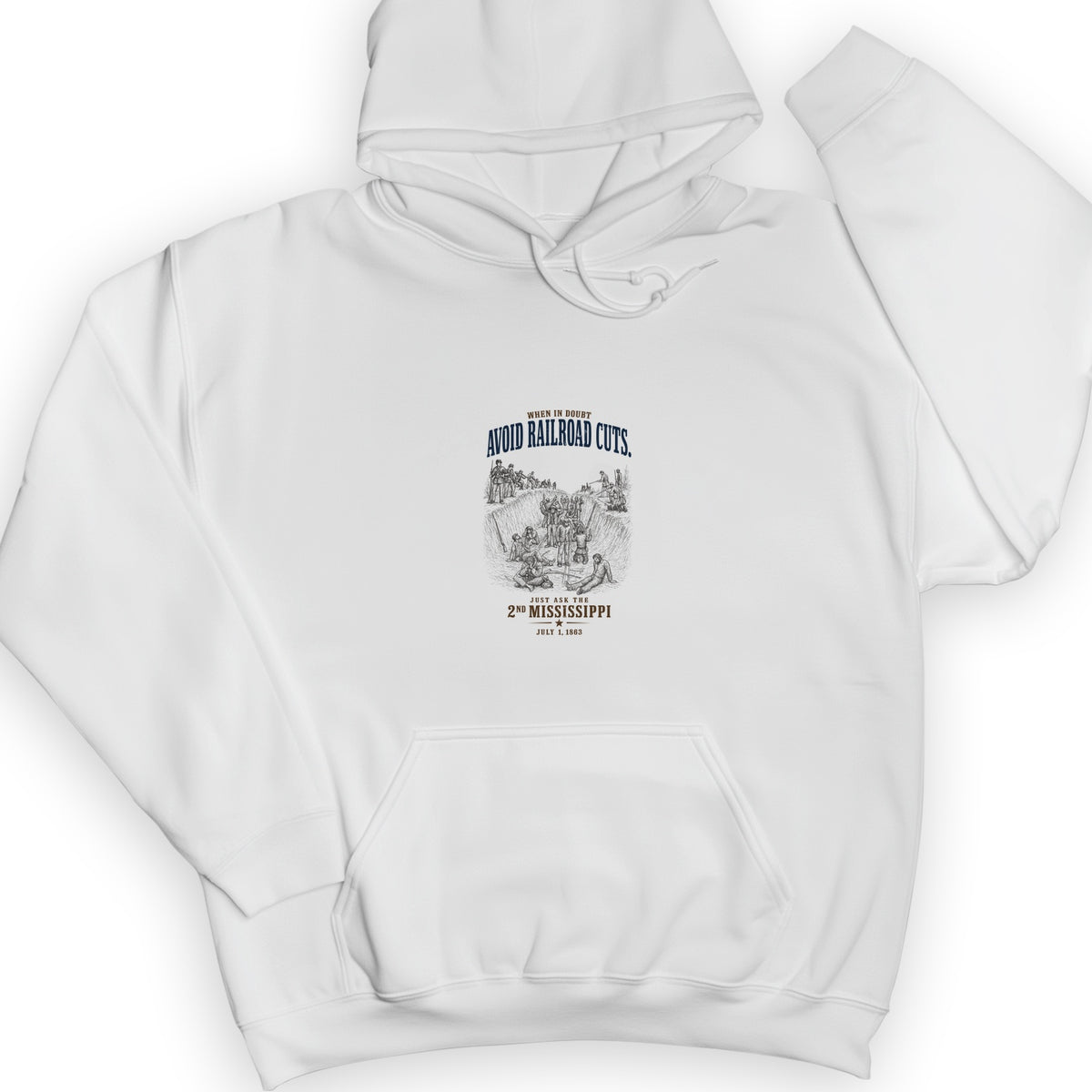 Avoid Railroad Cuts Hoodie