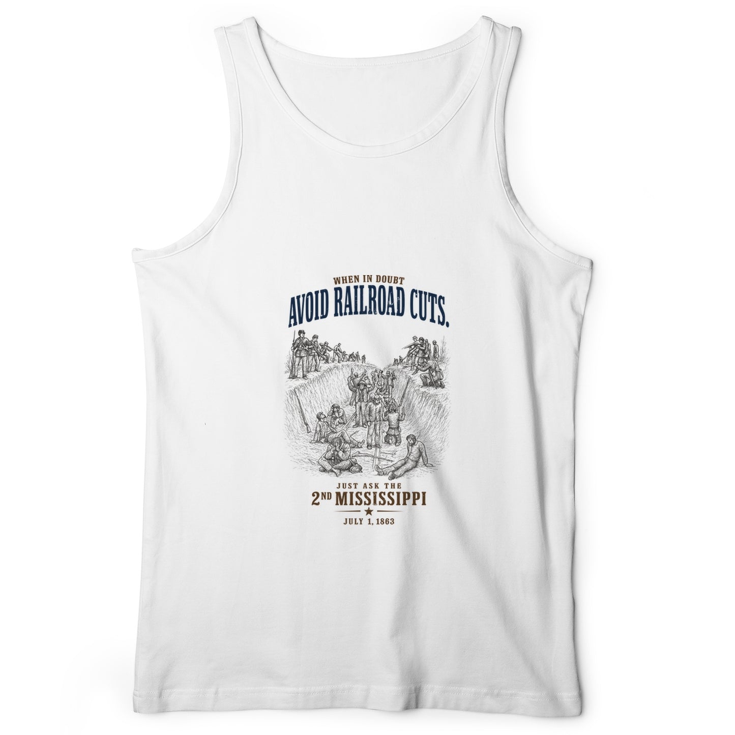 Avoid Railroad Cuts Tank Top