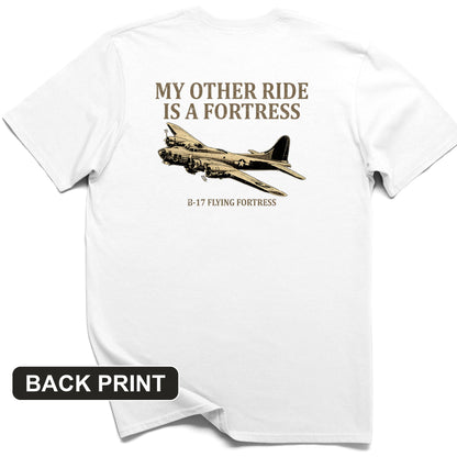 B-17 Back Print T-Shirt