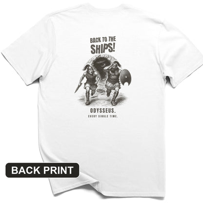Back To The Ships Back Print T-Shirt