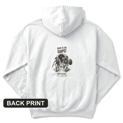 Back To The Ships Back Print Hoodie