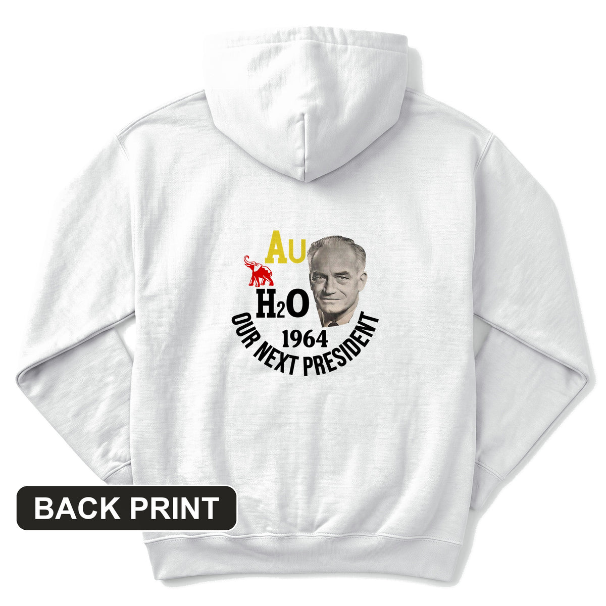 Barry Goldwater Back Print Hoodie