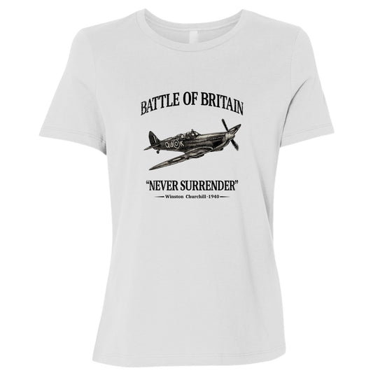 Battle of Britain Never Surrender Women's T-Shirt