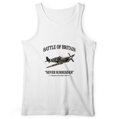Battle of Britain Never Surrender Tank Top