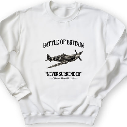 Battle of Britain Never Surrender Sweatshirt