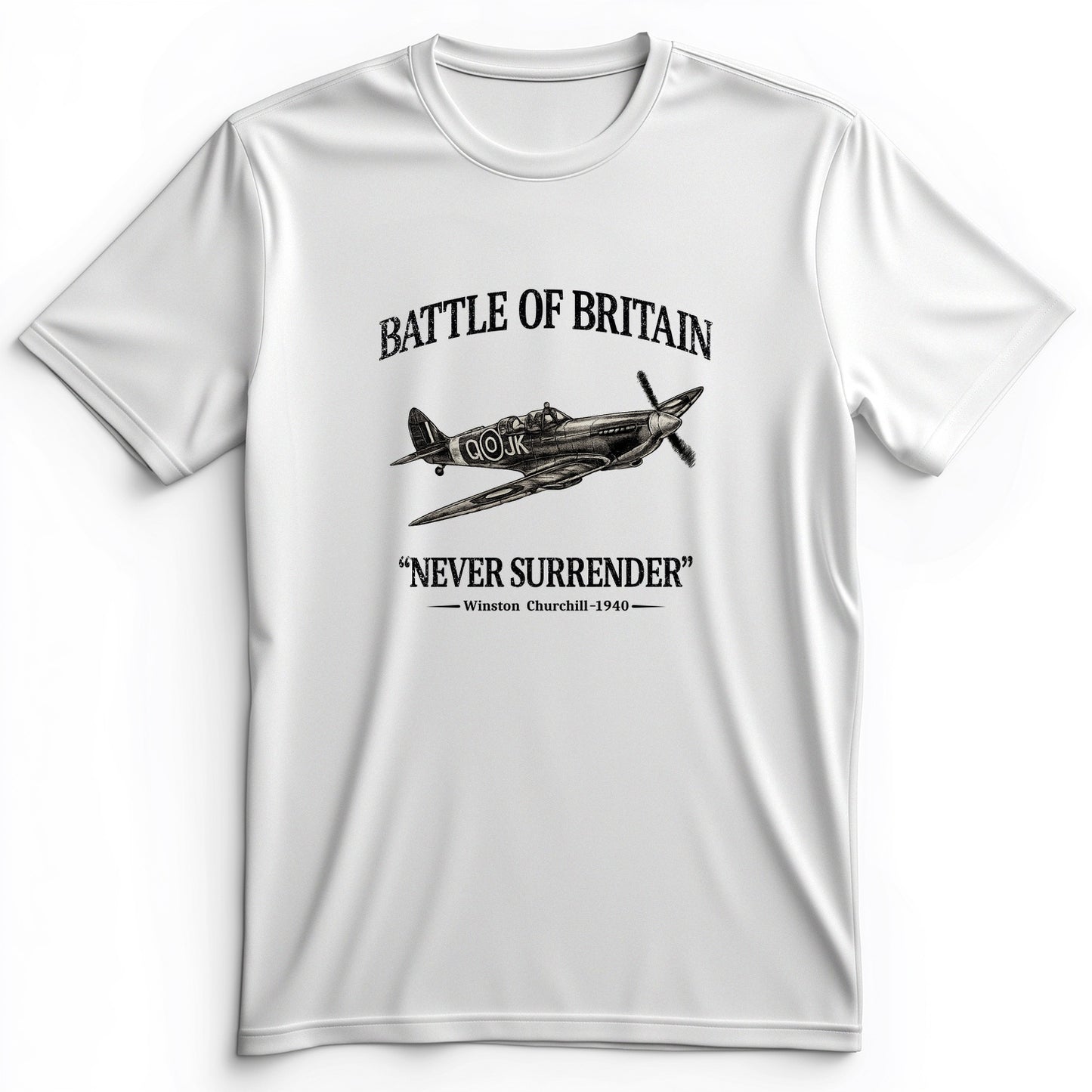 Battle of Britain Never Surrender Premium Tee