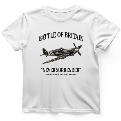 Battle of Britain Never Surrender T-Shirt