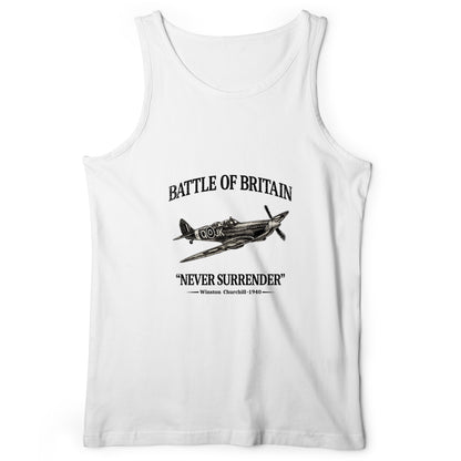 Battle of Britain Never Surrender Tank Top