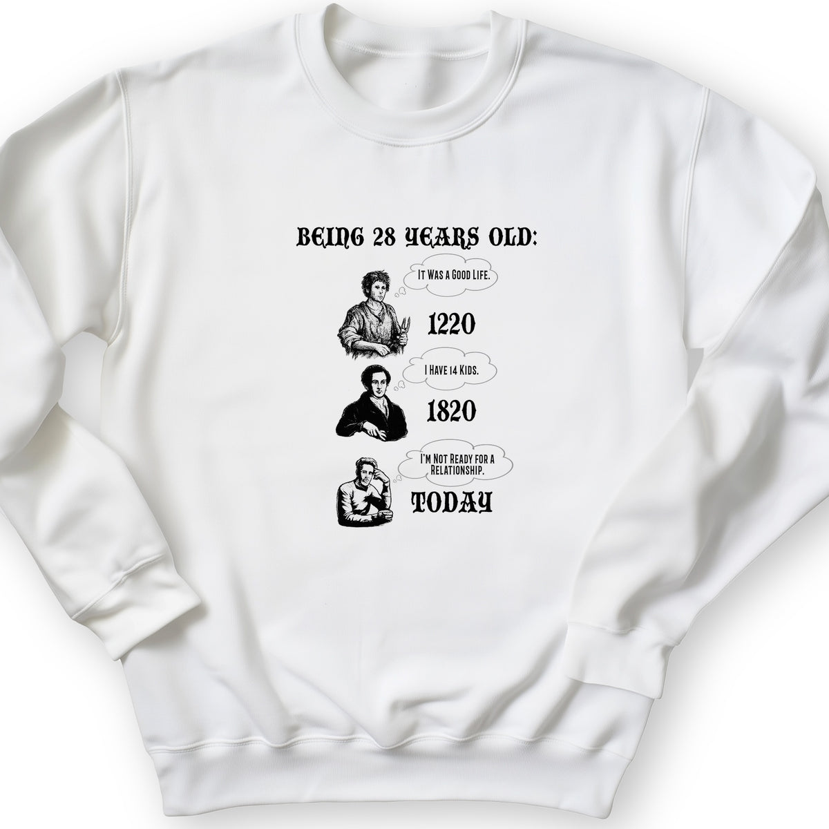 Being 28 Today Crewneck
