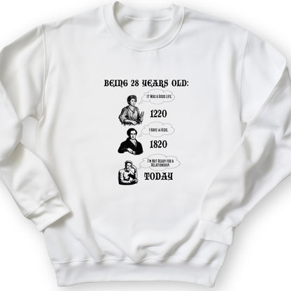 Being 28 Today Crewneck