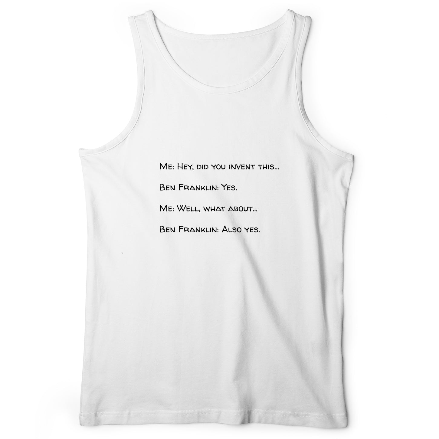 Ben Franklin Inventor Tank Top