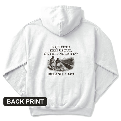 Beyond The Pale Back Print Hoodie