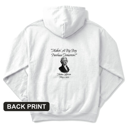 Big Boy Purchase Back Print Hoodie