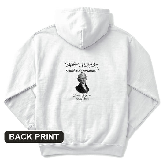 Big Boy Purchase Back Print Hoodie