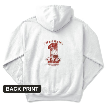 Big Red One Back Print Hoodie
