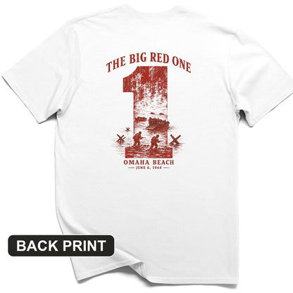 Big Red One Back Print T-Shirt
