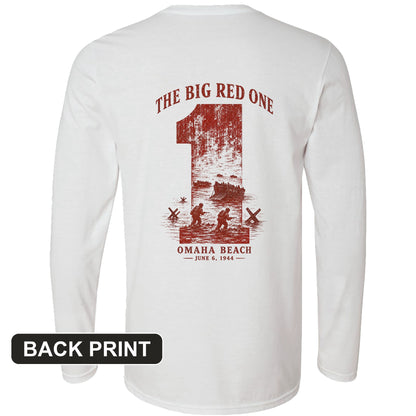 Big Red One Back Print Long Sleeve T-Shirt
