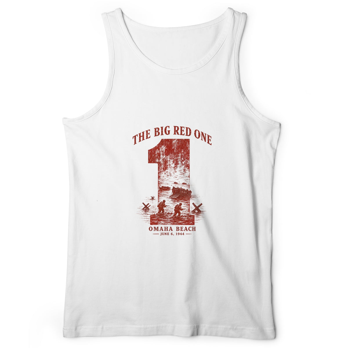 Big Red One Tank Top