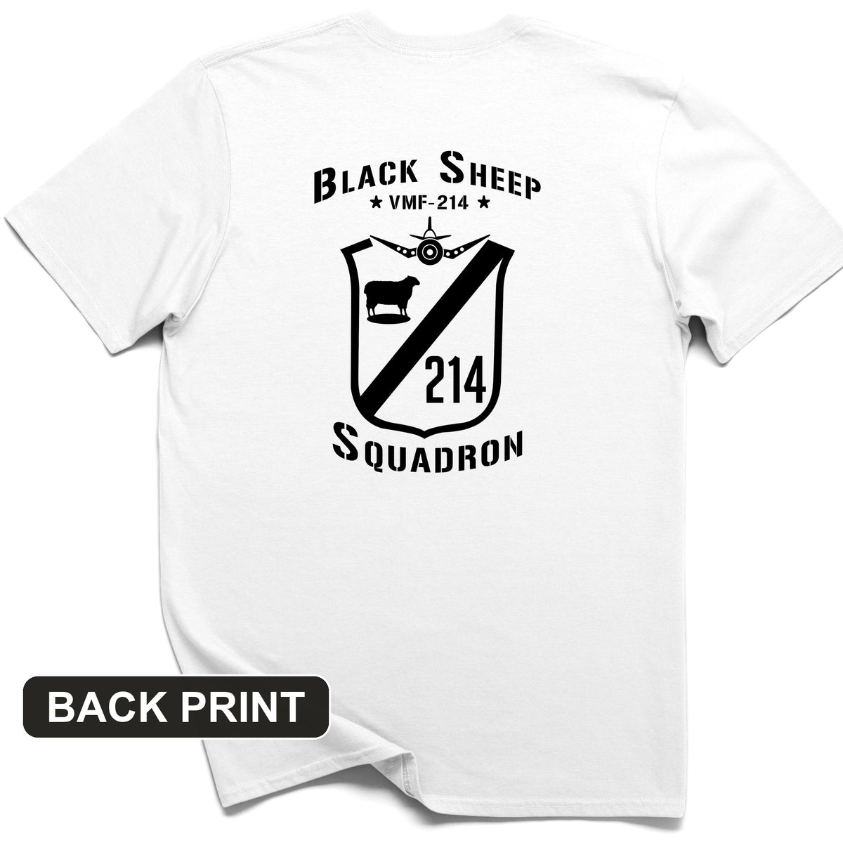 Black Sheep Back Print T-Shirt