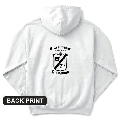 Black Sheep Back Print Hoodie