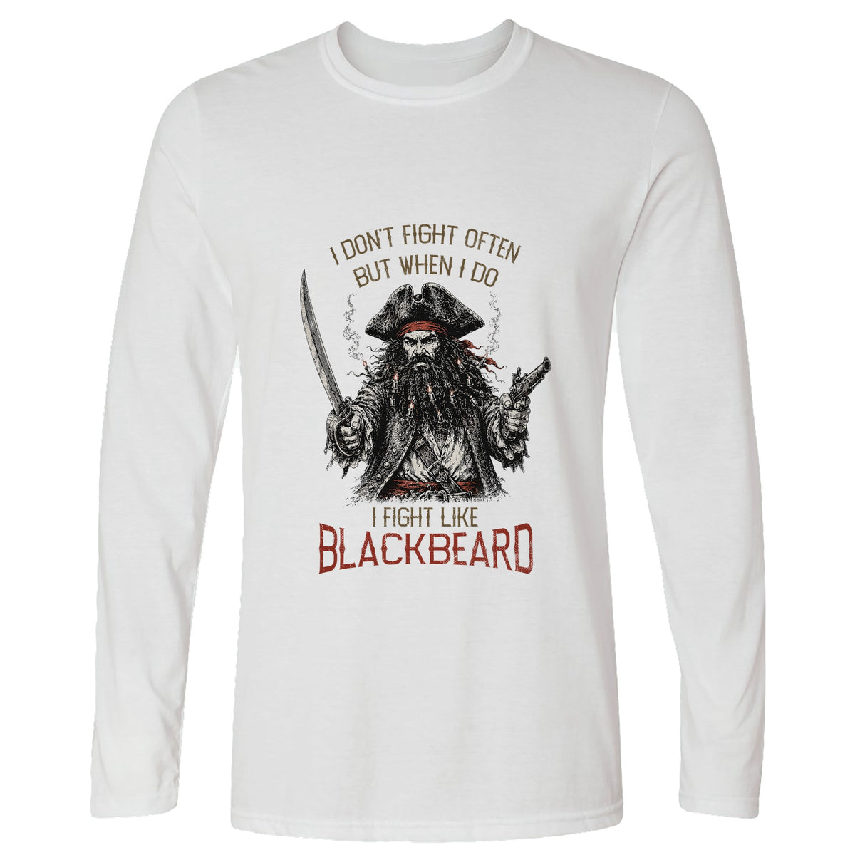 Blackbeard Long Sleeve T-Shirt