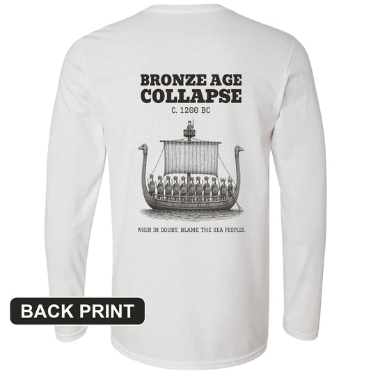 Blame The Sea Peoples Back Print Long Sleeve T-Shirt