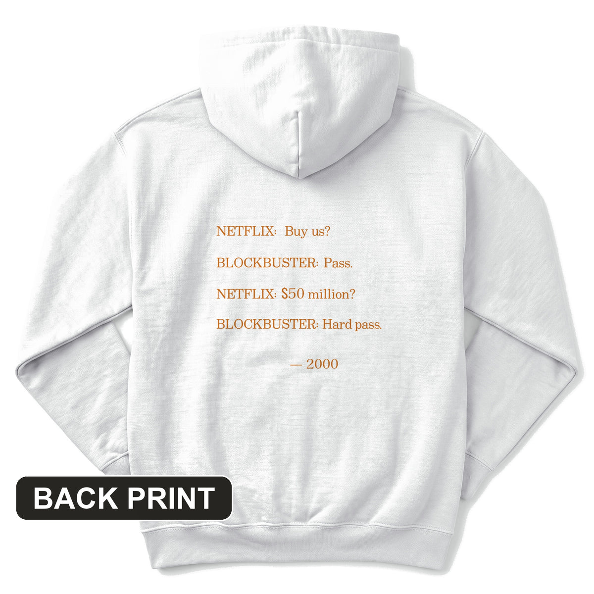 Blockbuster Back Print Hoodie