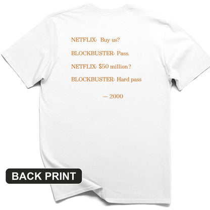 Blockbuster Back Print T-Shirt