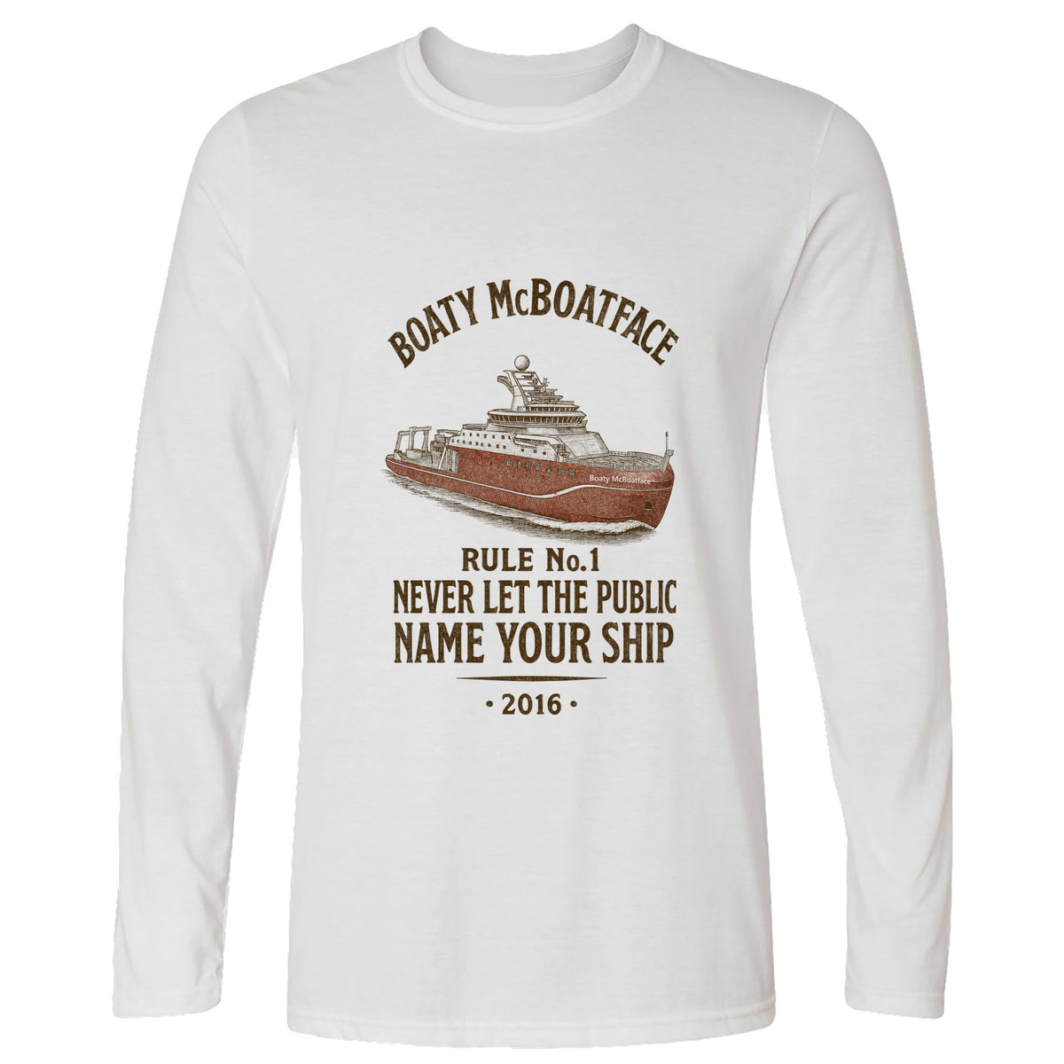 Boaty McBoatface Long Sleeve T-Shirt
